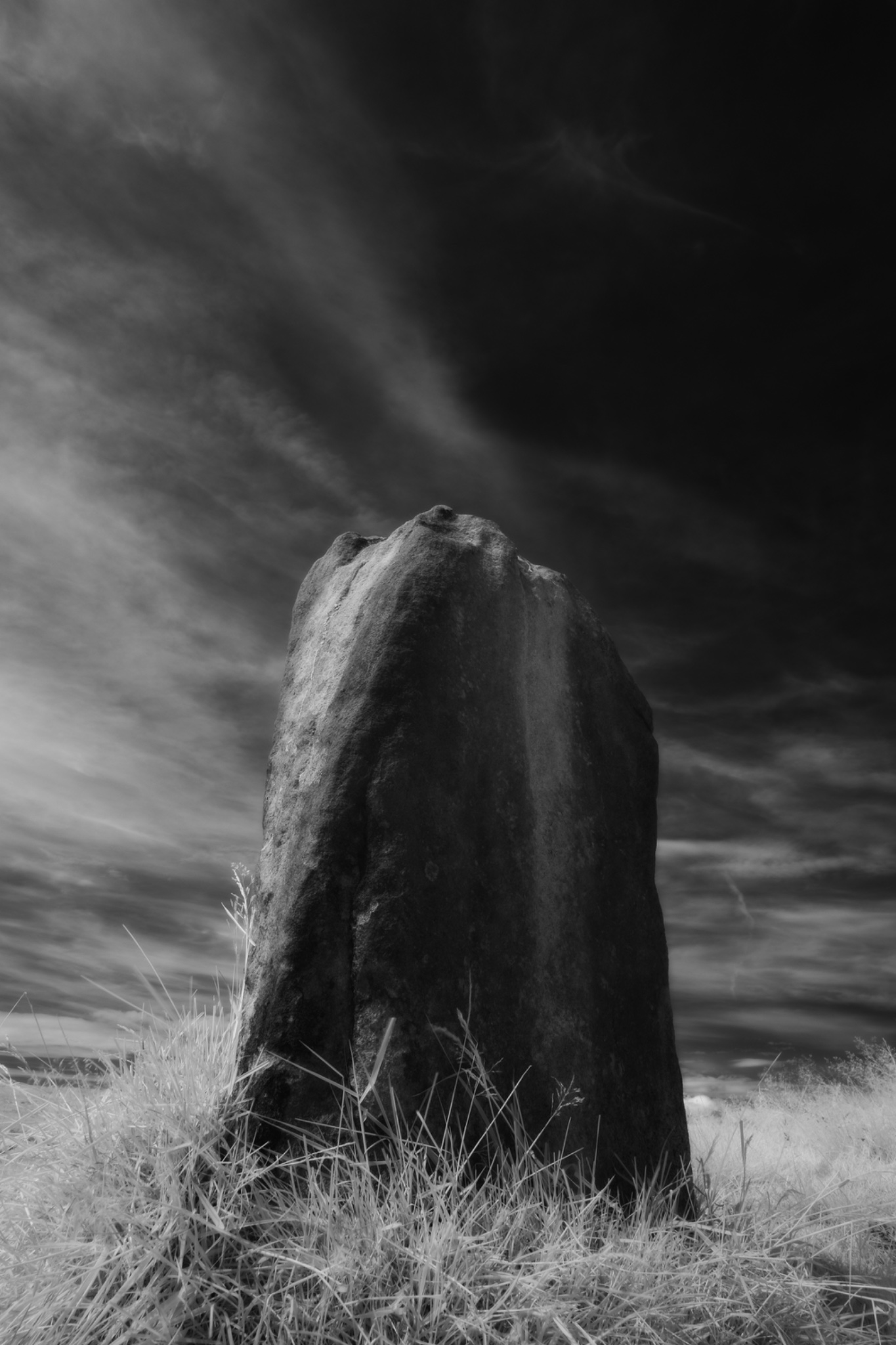 Barbrook 1 Stone Circle, Derbyshire, England.